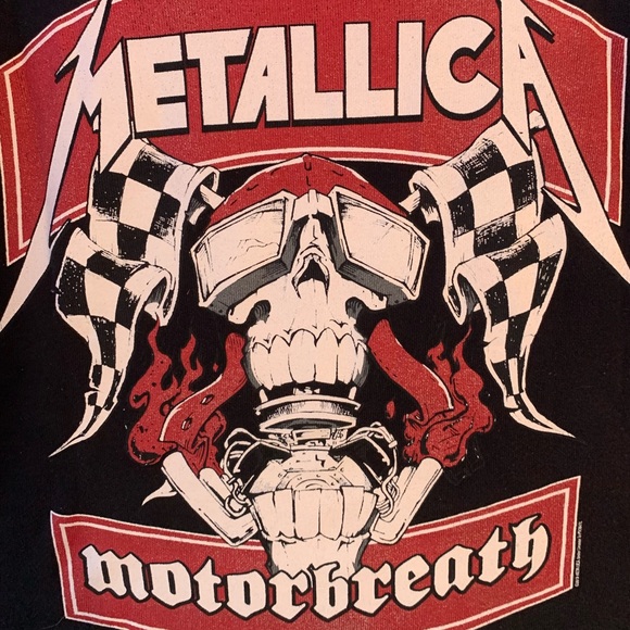 black original matellica motorbreath hoodie W S - Picture 5 of 10